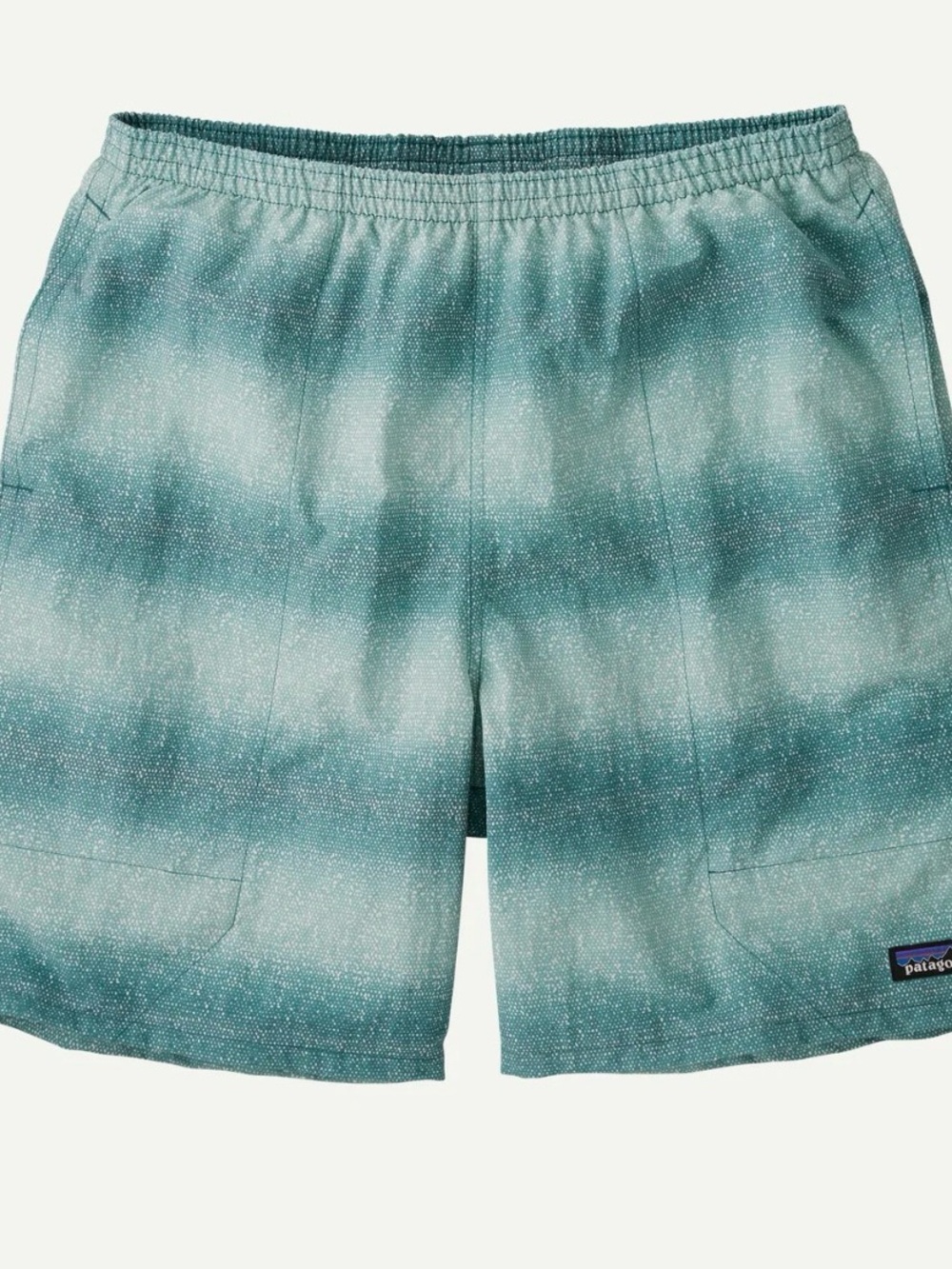 Patagonia Teal Ombre Men’s Barely Baggies Shorts size Small